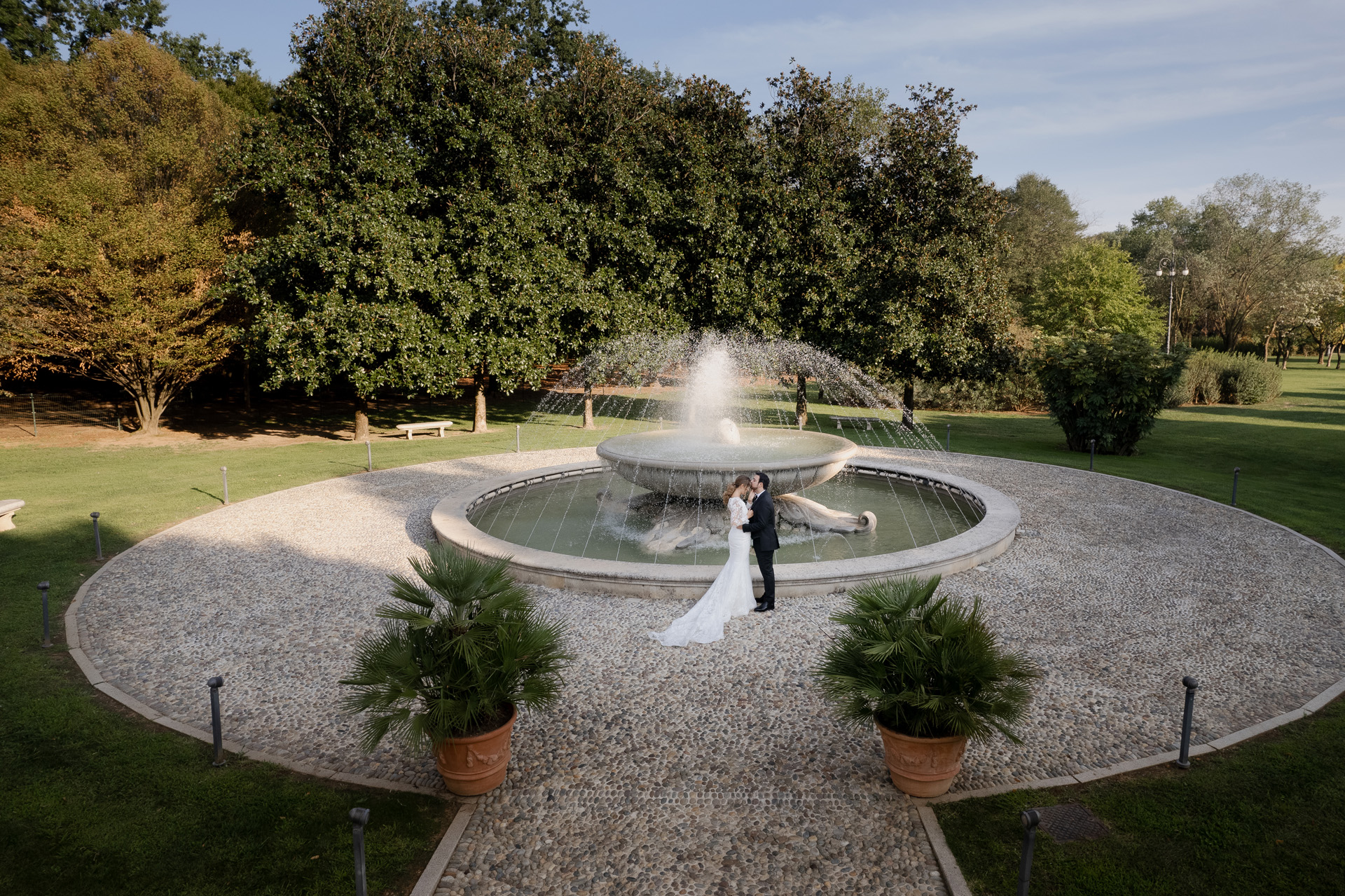 fontana giardino villa valenca